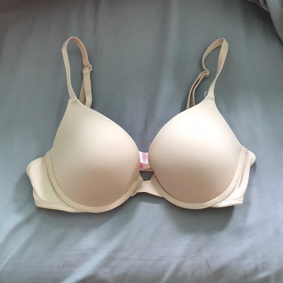 PINK Victoria's Secret Other - Nude 32C “Wear Everywhere Push-up” bra
